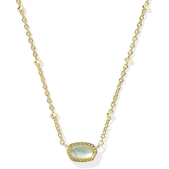 Kendra Scott Mini Elisa Gold Satellite Short Pendant Necklace