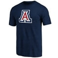 thumbnail image 2 of Men's Navy Arizona Wildcats Greatest Dad Logo Tri-Blend T-Shirt, 2 of 3