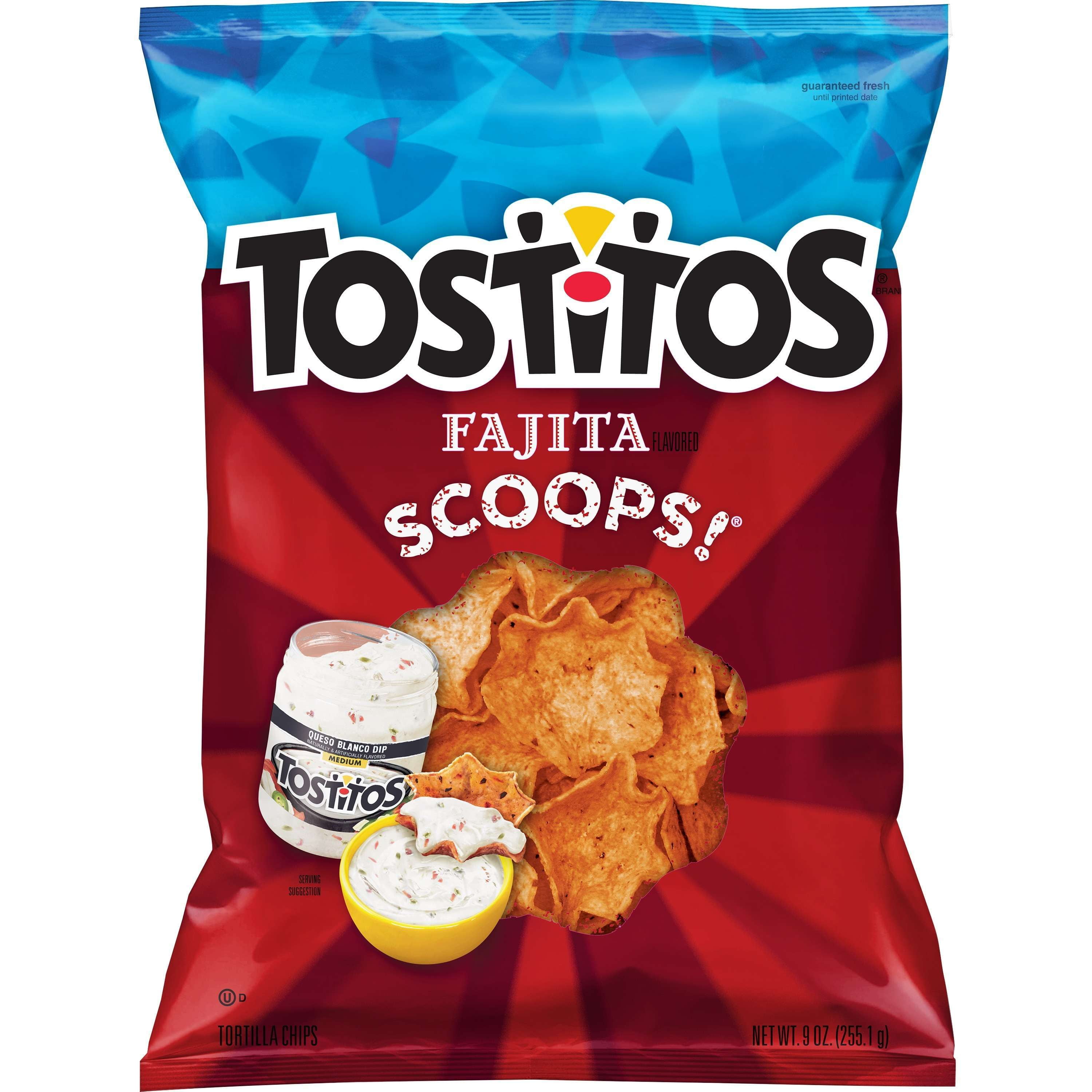 Tostitos Scoops! Fajita Tortilla Chips, 9 Oz.