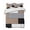 Brown Gray Black, variant on Quilts Twin Size, Sage Green Grey Geometric Soft Comforter Bedding Set for Bed, Modern Black White Abstract Art Lightweight Quilted Bedspread with Pillow Cover(2 Pieces) for All Season, 68x86 Inch