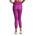 thumbnail image 2 of Reebok Women's Printed Prime Highrise 7/8 Legging with 25" Inseam and Side Zipper Pocket, 2 of 5