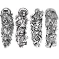 thumbnail image 1 of 4 Uds Pegatinas Tatuaje Brazo Egipcio Maldición Animal Serie 170X480mm Pegatinas Tatuaje Corporal, 1 of 9