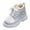 style-01 White, variant on Little Girls Boots Girls' Boots Children's Boots Outdoor Boots Girls' Plush Short Boots Boys' boots Size 13.5 (Brown,Little Kids 13.5)