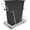 Black, variant on ANHXN Pullout Trash Can for Kitchen Cabinets  Garbage Waste Recycling Bin with Full Extension Slides