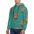 thumbnail image 2 of Hoodies for Men - Cute Fries Long Sleeve Comfrt Men'S Fashion Hoodies & Sweatshirts, Sweatshirts for Men Hoodies Pullover Clothing Clothes with Pouch, 2 of 7
