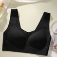 thumbnail image 5 of LYEAA Push up Bras for Women Wireless Bralette Seamless Pullover Daily Bras Wirefree Wide Strap Lift Soft Bras No Wire Breathable Comfort Sleeping Bras Black S, 5 of 5