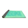 thumbnail image 2 of Ahgly Company Indoor Rectangle Oriental Turquoise Blue Traditional Area Rugs, 3' x 5', 2 of 4