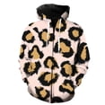thumbnail image 2 of Nueva sudadera con capucha con cremallera y estampado de leopardo en 3D para hombres y niños, sudaderas con textura de piel de animal estilo Harajuku, sudaderas geniales de calle de manga larga de gra, 2 of 5
