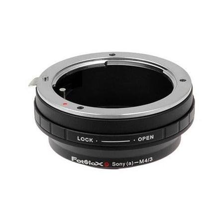 UPC: 0812759018485 | Fotodiox SnyA-MFT Lens Mount Adapter – Sony Alpha A-Mount DSLR Lens To Micro Four Thirds Mount Mirrorless Camera Body with Built in Aperture Control Dial