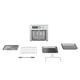 thumbnail image 4 of Kashbill – Horno Eléctrico Con Air Fryer H10 Plateado, Puerta Francesa, Horno Freidora De Aire Para Panadería Y Repostería, Convección Eléctrica, Multifunción, 4 of 9