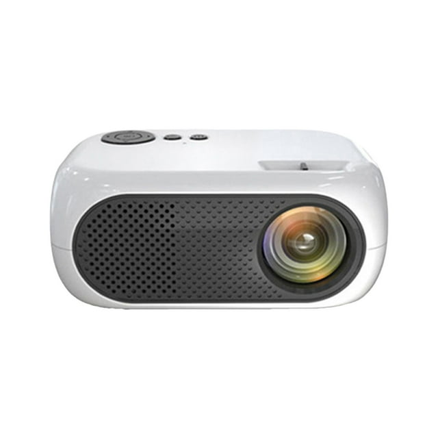 Lksixu Projecteur HD Mini Portable à LED pour la Maison Cadeau Parent-Enfant Supportant le Décodage HD 1080p Supporte le Disque U USB HDMI et Câble AV Projecteur HD Électronique pour Maison Bureau École