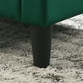 thumbnail image 5 of Miekor Furniture Hale 27.5" Green Velvet Accent Armchair with Tufting 73529, 5 of 5