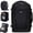 Black, variant on Travel Backpack 13 Pockets Carry On Personal Item Bag 18x14x8 for Spirit Airlines, 30L Waterproof Laptop Backpack Weekender Bag for Men Women, Daypack for Business Travel Gym,Blue