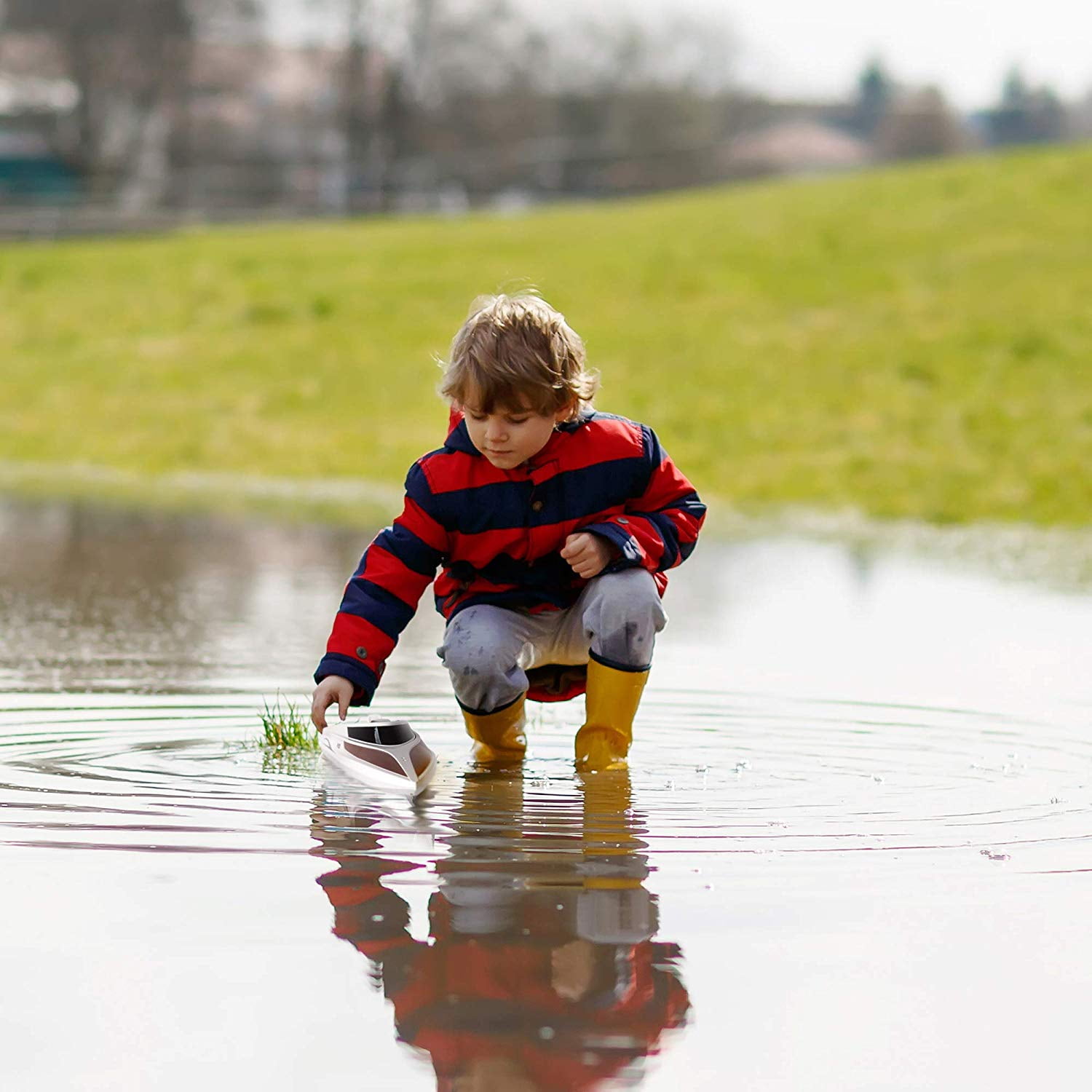 rc boat remote control boat for kids and adults 20 mph speed