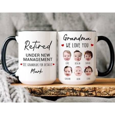 Personalized Retirement Coffee Mug Retirement Gift Grandma Gift Ideas Retired Under New Ma