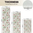 thumbnail image 4 of Multicolor Christmas Word Pattern Kitchen Rugs Sets Of 3,Kitchen Runner Rugs Non Skid Washable,Decorative Kitchen Floor Mats for Kitchen,Sink,Laundry,17"x30"+ 17"x47" + 17"x59", 4 of 6