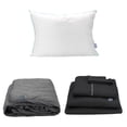 thumbnail image 1 of Juego de Sábanas Individual Royal Negro + Protector Lux + Almohada Royal, 1 of 8