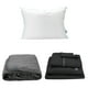 thumbnail image 1 of Juego de Sábanas Individual Royal Negro + Protector Lux + Almohada Royal, 1 of 8