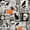 Gray 02, variant on Homewish Collage Halloween Skeleton Twin Bedding, Retro Pumpkin Crow Owl Bedding Comforter Set, Gray Reversible, 7 Pieces