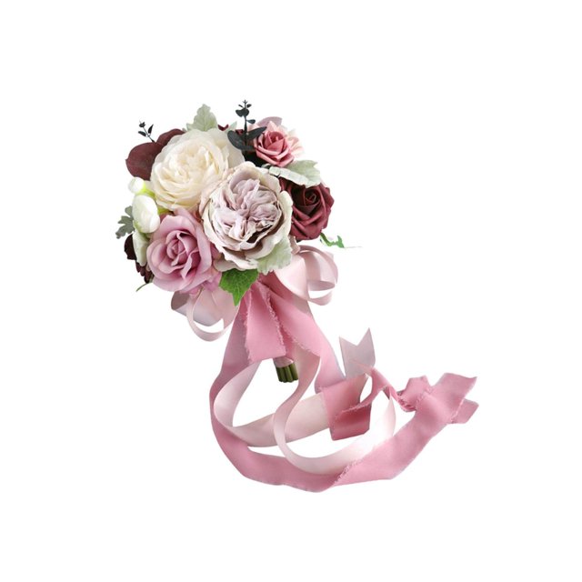 Artificial Bridal Wedding Holding Bouquets for Anniversary Wedding Party