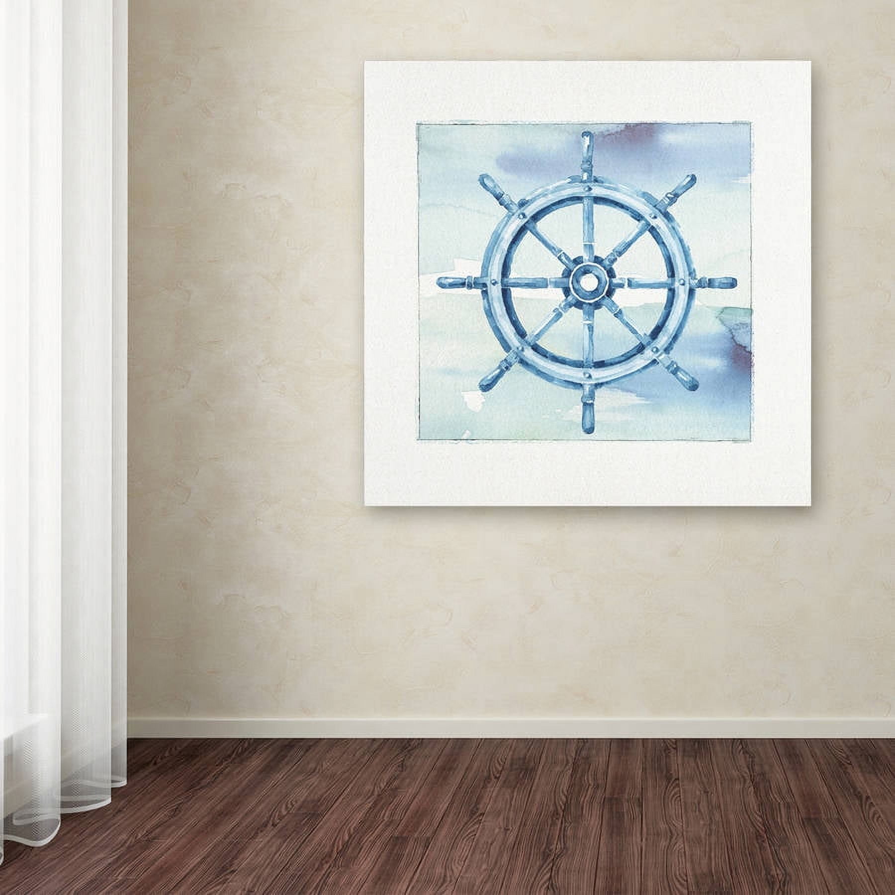 Trademark Fine Art "Sea Life Wheel v2" Canvas Art by Lisa Audit