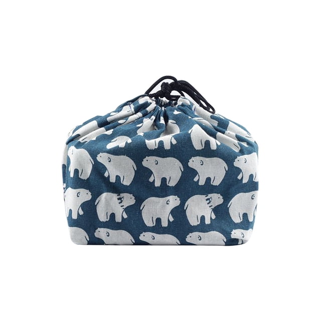 Toystoory Bolsa de almuerzo de algodón y lino de estilo japonés, fiambrera de estilo tradicional, bolsa portátil para comida al aire libre, bolsa de Type9 NO9 Toystoory HA004013-01