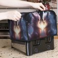 thumbnail image 7 of Picia Fox Couple Print 4 Slice Toaster Cover , Toaster Protector Dustproof Kitchen Appliance Cover, Kitchen Appliance Dustproof Protector, 7 of 7
