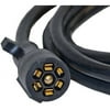 ALEKO TC7U8 Universal Molded Trailer Light Plug Wiring Harness 7-Way RV Cord