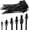 6 Types (60Pcs), variant on 60 count Push Mount Zip Ties, Nylon  Mount Wire Ties Snap in  Zip Ties, Black Push Mount  Ties Automotive Zip Ties Fastener Wire Harness Clips for Wire Tying (6-Types)