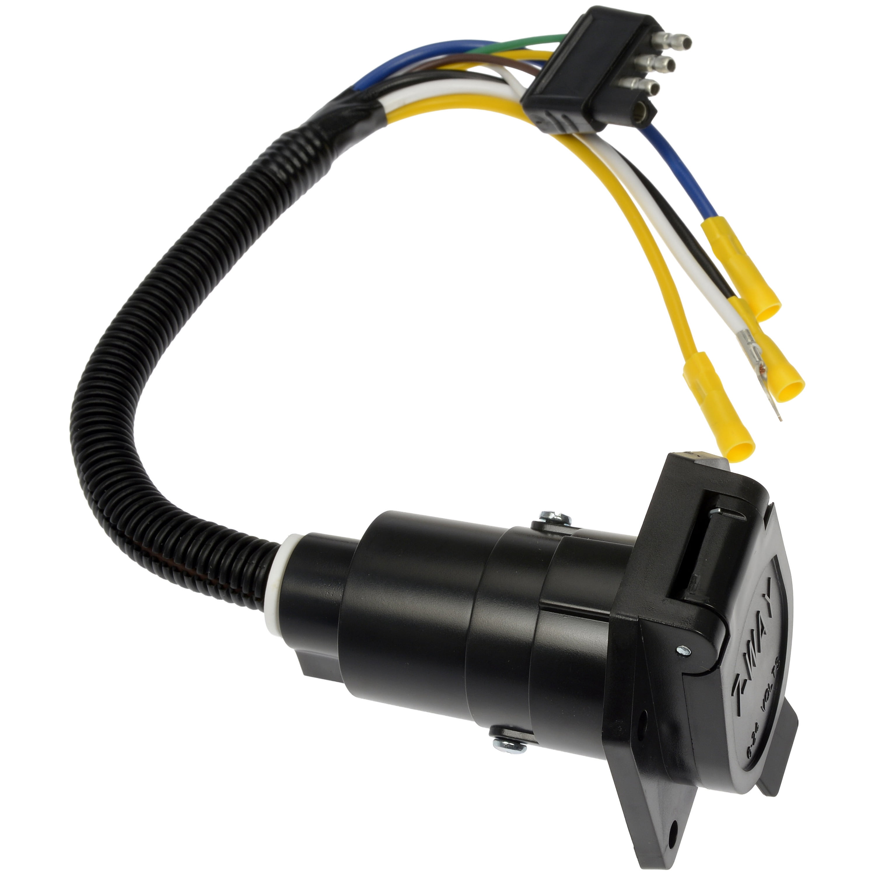 Dorman 62024 4-Flat Vehicle Side To 7-Way Trailer Side Adapter
