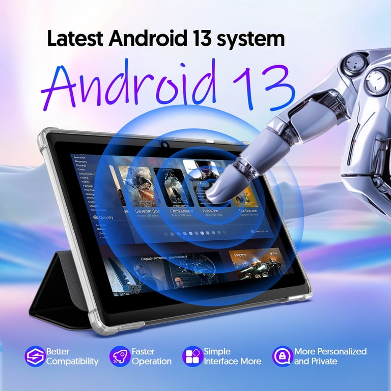 7 inch Tablet Android 13 Tablets with Case, 4GB+32GB+1TB Expand 7 inch Tablet Android 13 Tablets with Case, 4GB+32GB+1TB Expand