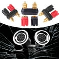thumbnail image 2 of Yibooy Banana Plug Couple Terminals Red Black Connector Amplifier Binding Post Speaker, 2 of 9