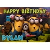 Despicable Minions Edible Cake Image Topper Personalized Picture 1/4 Sheet (8"x10.5")