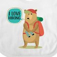 thumbnail image 4 of Inktastic Hiker Backpacking I Love Hiking Boys or Girls Baby Bib, 4 of 4
