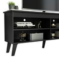 thumbnail image 4 of Madesa Compact TV Stand Cabinet with 4 Shelves and Cable Management for 50, 55 Inch TV Media Storage Unit Living Room and Bedroom Modern Wooden Television Media Console - Black, 4 of 7