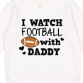 thumbnail image 3 of Inktastic I Watch Football with My Daddy Toddler Sweatshirt, 3 of 4