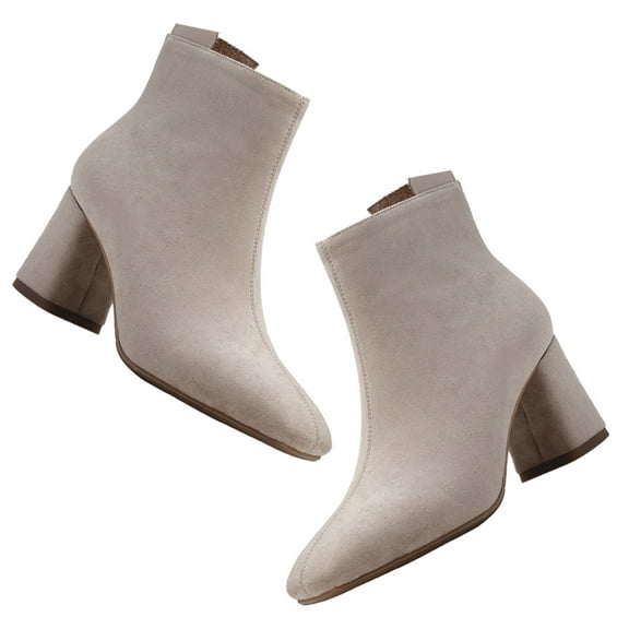 Raindrops Sandals Heels Wide for Women Women's Zipper Ankle Boots Short Lightweight