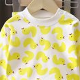 thumbnail image 5 of TOWED22 Boys Clothes Boy Outfits 2-Piece Long Sleeve Sweatshirt Tops and Pants Fall Winter Outfits Set Size:0-9 M,Color:Yellow, 5 of 5