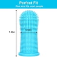 thumbnail image 2 of SM Soft Silicone Pet Finger Toothbrush Tooth Cleaner Dog Cat Tooth Cleaning Brush, 2 of 8