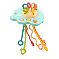 thumbnail image 1 of Juguetes de cuerda de tracción Montessori para bebé, mordedor de cuerda de silicona, juguetes sensoriales, entrenamiento de agarre, habilidad motora, juguetes educativos para niños, 1 of 6