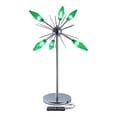 thumbnail image 2 of Contempolights Ventura 32" 6-Light Glass & Metal Table Lamp in Chrome/Green, 2 of 4