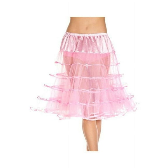 Music Legs Long Layered Petticoat