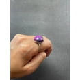 thumbnail image 3 of Purple Copper Turquoise Ring, 925 Sterling Silver Rings Cabochon Stone Ring, 3 of 9