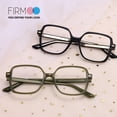 thumbnail image 2 of Firmoo Oversized Square Blue Light Blocking Reading Glasses 2.50 for Women/Men, Anti Eyestrain & UV Protection Computer Reader Eyeglasses, 2 of 7