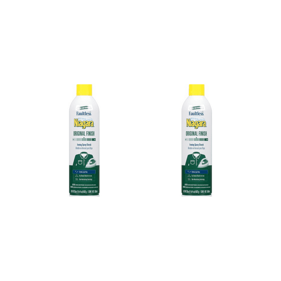 Niagara Spray Starch Original Finish Ironing Spray – (20oz  x 2 )- 2 Pack bottles