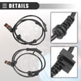 thumbnail image 6 of Unique Bargains Front Left Right ABS Sensor Wheel Speed Sensor for Mercedes-Benz CL500 2007-2008 No.2215401417 2pcs, 6 of 7