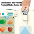thumbnail image 4 of 39pcs/set Kids Kitchen Toy Refrigerator Mini Kitchen Food Pretend Play Set Refrigerator With Ice Dispenser Pretend Play Appliance, 4 of 4