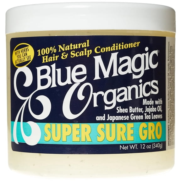 Blue Magic Originals Super Sure Gro for Natural Styles Hair and Scalp Conditioner, 12 oz