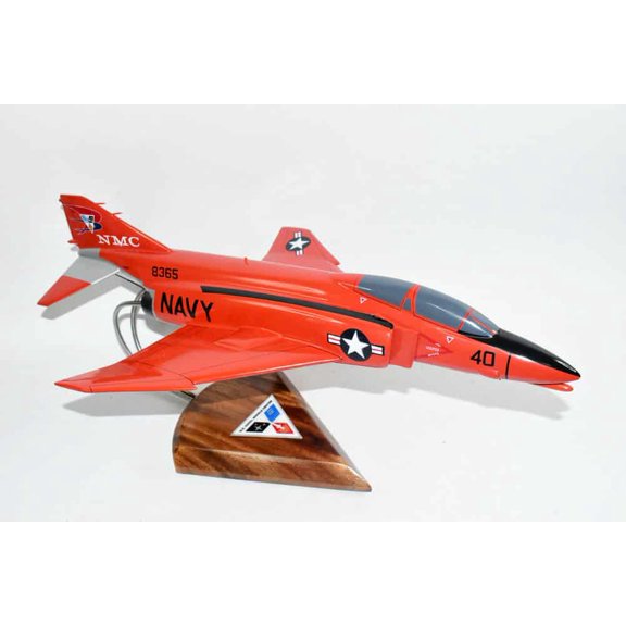 US Navy Naval Missile Center (NMC) F-4B Model, 1/42 (18") Scale, Mahogany, Navy