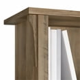 thumbnail image 3 of Maklaine Engineered Wood Tall 5 Shelf Bookcase Set of 2 in Reclaimed Pine, 3 of 8